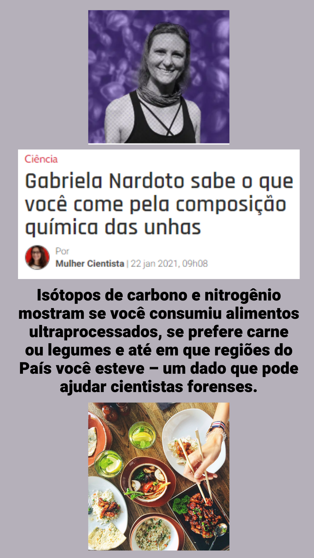 Gabriela reportagem